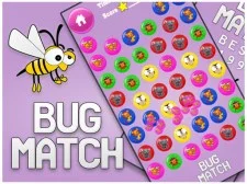 Bug Match for kids Education game background