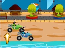 Ostacolo della corsa buggy. game background