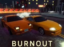 Burnout Night Racing game background