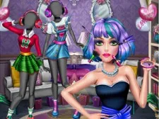 Candy Girl Makeup Fun game background