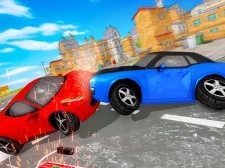 Car Destroy Car game background