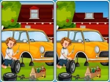 Car Garage Differences game background