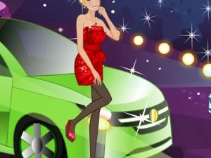 Car model dress up game background