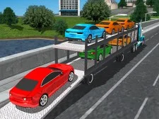 Car Transport Truck Simulator game background