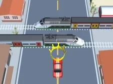 Car vs Train game background