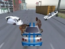 Car vs Zombies game background