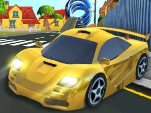 Cartoon Stunt Car game background