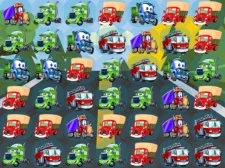 Trucks de dessin animé match 3