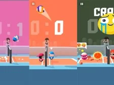 Cartoon Volley Fun game background