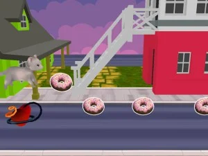 Cat Candy Run game background