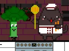 Cat Chef and Broccoli game background