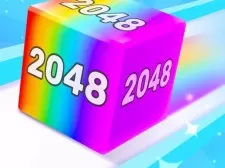 Chain Cube: 2048 merge game background