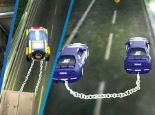 Chained Impossible Driving Police Cars game background