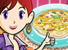 Chicken Fettuccine: Sara’s Cooking Class game background