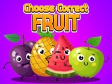 Escolha a fruta correta