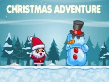 Christmas adventure game background