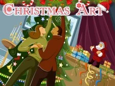 Christmas Art 2019 Slide game background