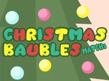 Christmas Baubles Match 3 game background