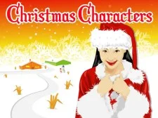 Christmas Characters Slide game background