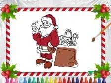 Christmas Coloring Book game background