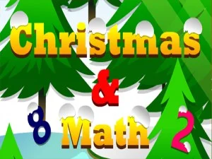 Christmas & Math game background