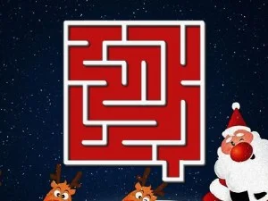 Christmas Maze game background