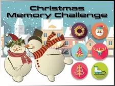 Christmas Memory Challenge game background
