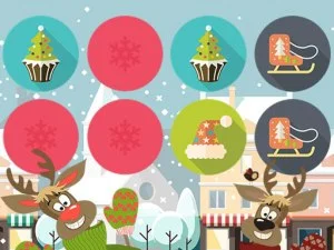 Christmas Memory Challenge game background
