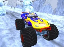 Christmas Monster Truck game background