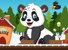Christmas Panda Adventure game background