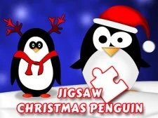 Christmas Penguin Puzzle game background