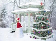 Christmas Picture Puzzle game background