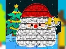 Christmas Pop It Jigsaw game background