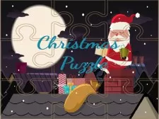 Christmas Puzzle game background