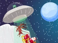 Christmas Santa Claus Alien War game background