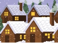 Christmas Town Difference game background