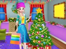 Christmas Tree Decoration and Dress Up game background
