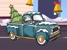 Christmas Trucks Hidden Bells game background