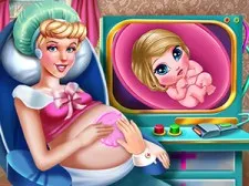Cinderella Pregnant Check Up game background