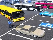 City Bus Parking : Coach Parking Simulator 2019 game background