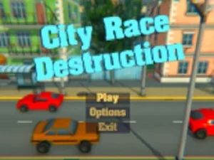 Destruição da corrida na cidade game background