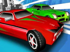 Classic 1990 Racing 3D game background