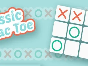 Classic Tic Tac Toe game background