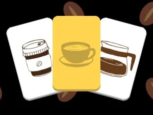 Coffee Break Memory game background
