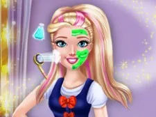 College Princess Spa Makeup H5 game background