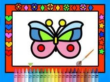 Farve og dekorere sommerfugle