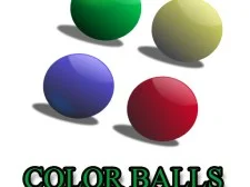 Color balls game background