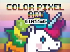 Color Pixel Art Classic game background