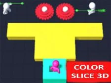 Color Slice 3D game background