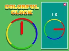 Colorful Clock game background